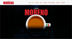 Desktop Screenshot of caffemoreno.it